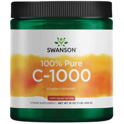 Swanson, Vitamin C Powder, 454g - Blitzversand