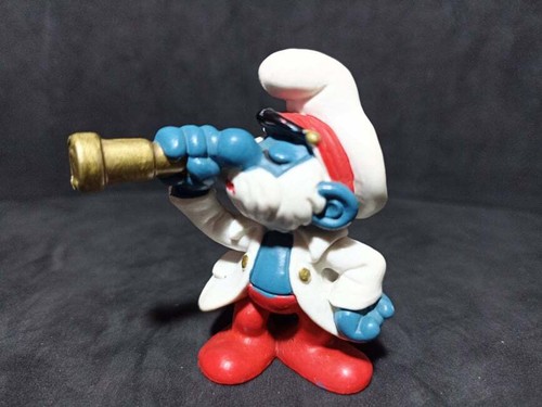 Papa Smurf Captain Sailor Figure_ Schleich 1981_20141_ Smurfs Papa Smurf Captain - Picture 2 of 6