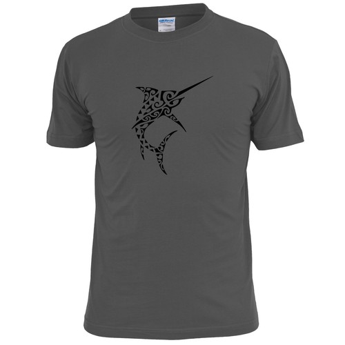 Camiseta de atún tribal maorí para hombre arte pesca pesca pesca pesca pesca - Imagen 2 de 2