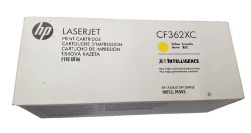 HP LaserJet Print Cartridge CF362XC Yellow Amarillo M552, M553 Toner Cartridge - Zdjęcie 3 z 6