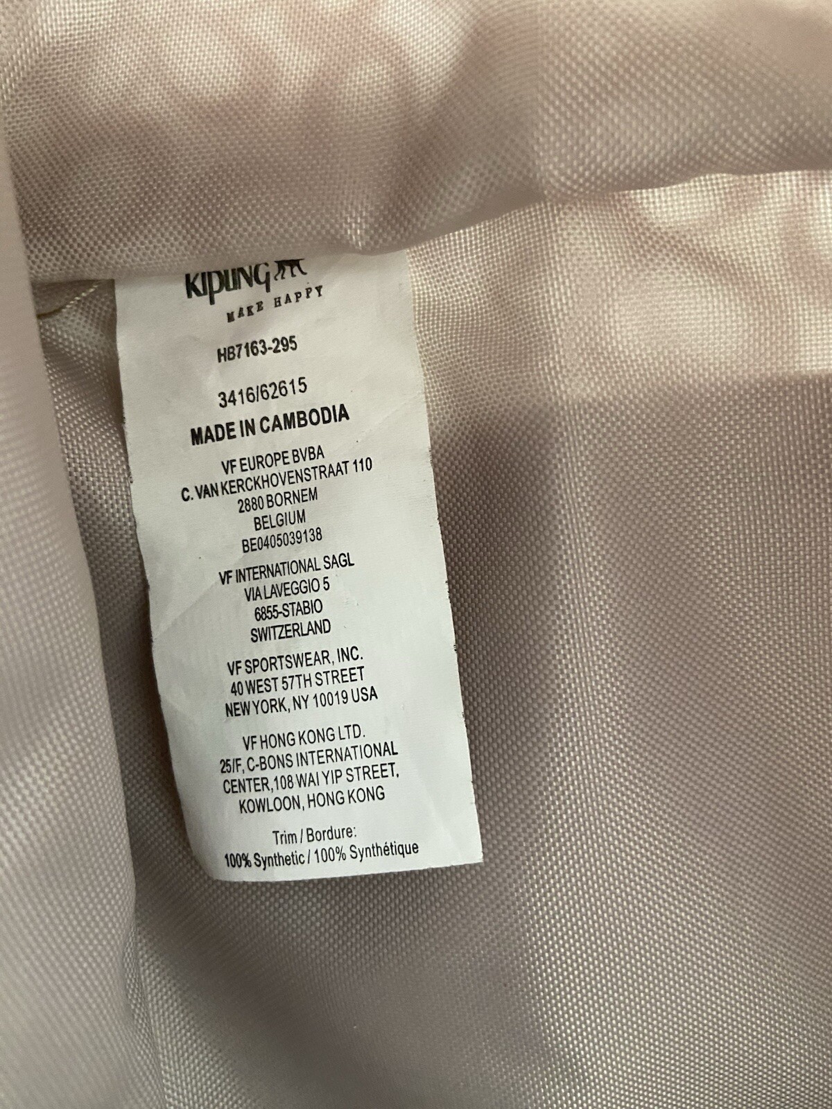 Kipling shoulder bag Medium Zip Top Removable Cro… - image 8