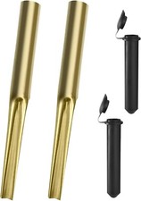 Pack of 2 Washing Line Spike with Plastic Adapter Heavy Duty Metal Ground Spike