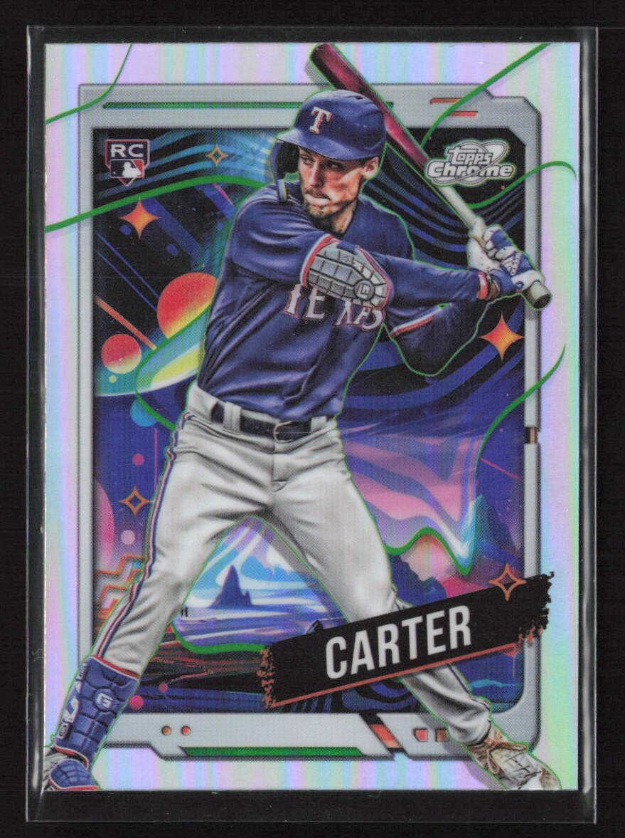 2024 Topps Cosmic Chrome #186 Evan Carter Refractor