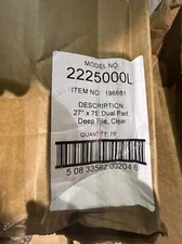 Tenex 27-in X 75’ Cut-to-Length Clear Extruded Vinyl Utility Runner