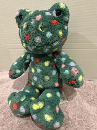 Costruisci un Orso Jolly Jumps Frog 16” Peluche Verde Pois Natale Giocattolo Vacanze - Foto 3 di 7