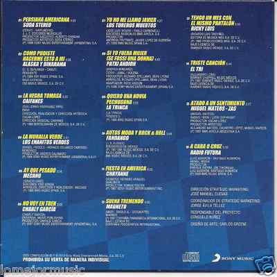 rare CD 80's Toreros muertos SODA STEREO enanitos verdes TRINCA novia pechugona