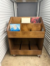 Custom Solid Wood LP Vinyl Record Storage Racks - fits 7-800 albums