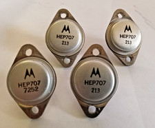 MOTOROLA HEP 707 FOUR TRANSISTOR SET 4 AUTHENTIC TESTED FREE SHIPPING
