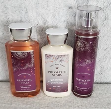 BATH & BODY WORKS PRISMATIC STARS SET OF 3 