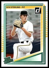 2025 Donruss #164 Levi Sterling Rated Prospect Pirates