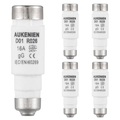 Neozed Sicherung 16A 400V Keramik Sicherung D01 E14 5 Stück