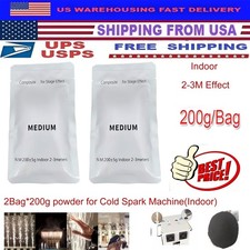 2/6/10 bags 200g Cold Spark Machine Ti Powder,Indoor 3-5M,for Stage 200g/Bag 
