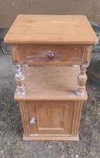 Antiker Vollholz Design Nachtisch Kommode  - Vintage um 1920 - 74 cm - Handmade