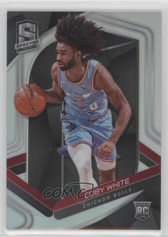 2019-20 Panini Spectra Rookies Silver Prizm Coby White #121 Rookie RC 15fy