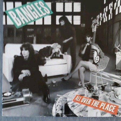 Bangles All Over The Place LP Vinyl 12'' Columbia Rock Cardboard Sleeve Black