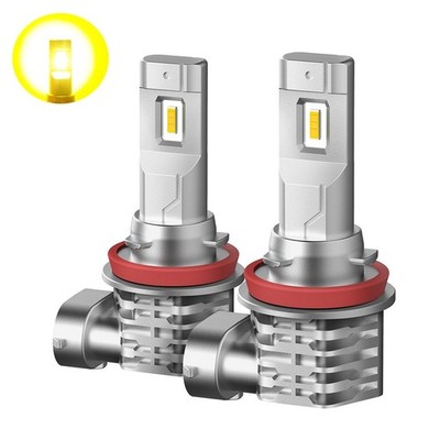 2PCS H8/H11 LED Fog Light Bulbs Conversion Kit High Power Golden Yellow AUXITO