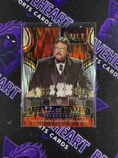 2022 Panini Select WWE Million Dollar Man Ted Dibiase Hall Of Fame Flash