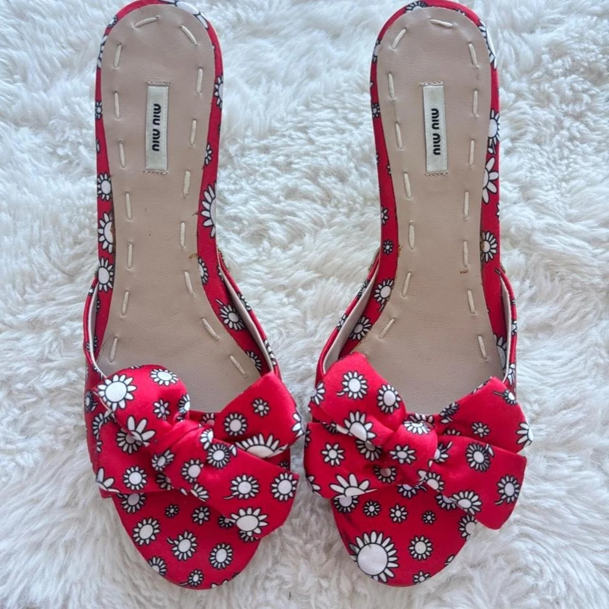Miu Miu Floral Sandals for Women for sale | eBay