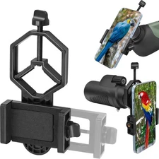 Universal Cell Phone Telescope Adapter Camera Mount with Telescope Spotting