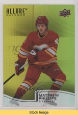 2021-22 Upper Deck Allure Rainbow Yellow Green Matthew Phillips #R-39 READ 6so