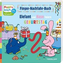 Finger-Nachfahr-Buch. Elefant und Hase feiern Gebur... | Buch | Zustand sehr gut