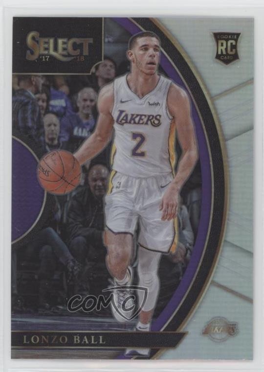 2017-18 Panini Select Concourse Silver Prizm Lonzo Ball #28 5n1