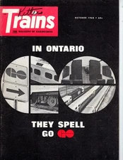 TRAINS MAGAZINE OCTOBER 1968