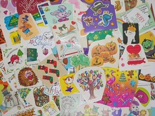 Large Holiday assorted sticker lot 238 pieces 
