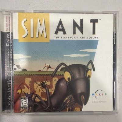 Sim Ant CD-Rom PC Windows 3.1 or Mac Game Electronic Arts (EA) Games Classic