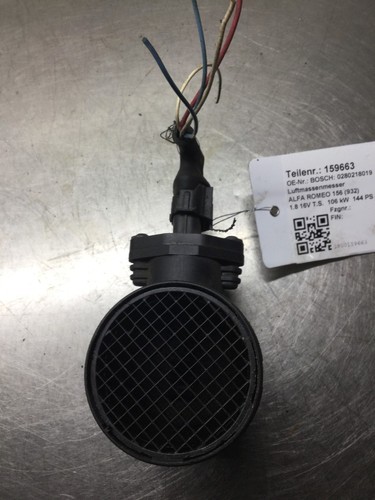 159663 Luftmassenmesser ALFA ROMEO 156 (932) 0280218019 BOSCH 1.8 16V T.S.