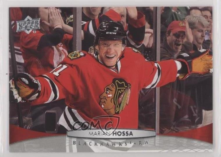 2011-12 Upper Deck Marian Hossa #162 HOF 7iu