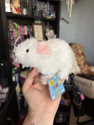 Ganz Webkinz Lil Kinz White Mouse Plush HS207 Sealed Code Rat Rodent 6''