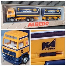 Volvo F12 KA Klippan ASG trasporto spedizione pianale treno martellata Albedo