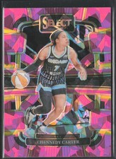 Chennedy Carter 2024 Panini Select WNBA #29 Concourse Pink Ice