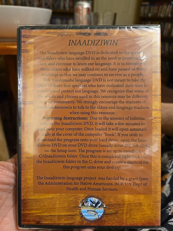 The Inaadiziwin Language Project (DVD ROM) Brand New & Sealed! - Image 2 of 3