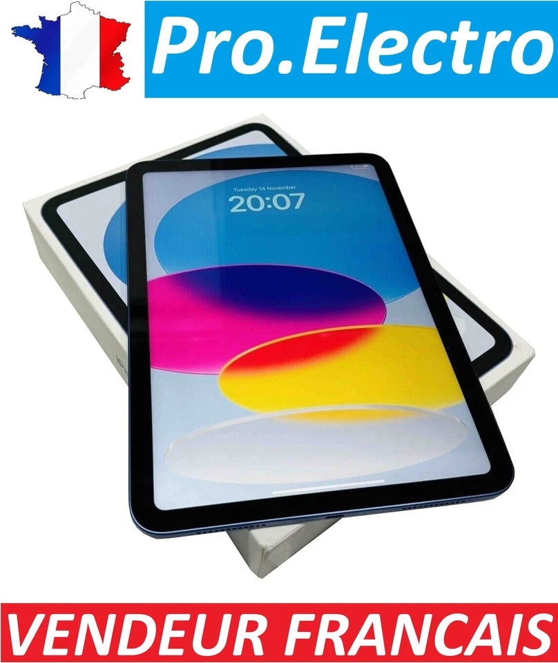 IPAD 10e Generation 2022 64Go 10,9inch Wifi Blue Without Port SIM - Mint Correct - Image 2 of 4