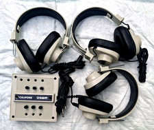 4 Califone 2924AV Headphones and 1 Listening Station 1218AV-PY FREE Shipping