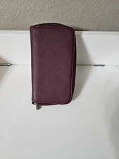 Thirty One 31 All About the Benjamins Zip Wallet | NEW | Deep Plum | Never Used