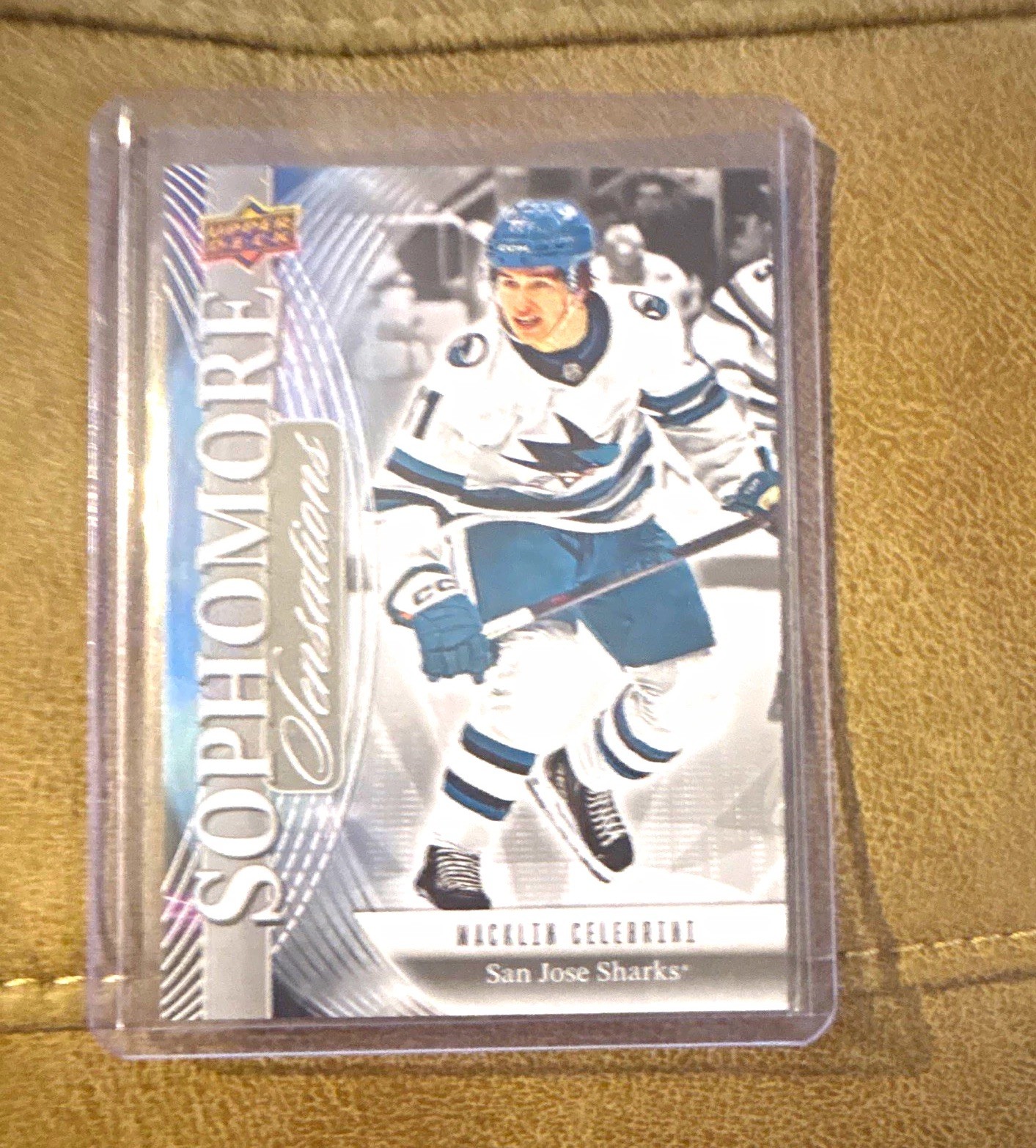 Upper Deck 2025-26 Series 1 Sophomore Sensations Macklin Celebrini SO-1