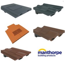 Manthorpe Vent tile , Roof ventilation  air flow  Marley modern double pantile
