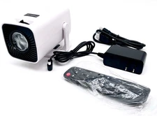 Sainyer White Q100 Ultra HD High Dynamic Range Mini Projector