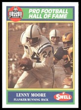 Lenny Moore 1990 Swell Greats #81 Baltimore Colts