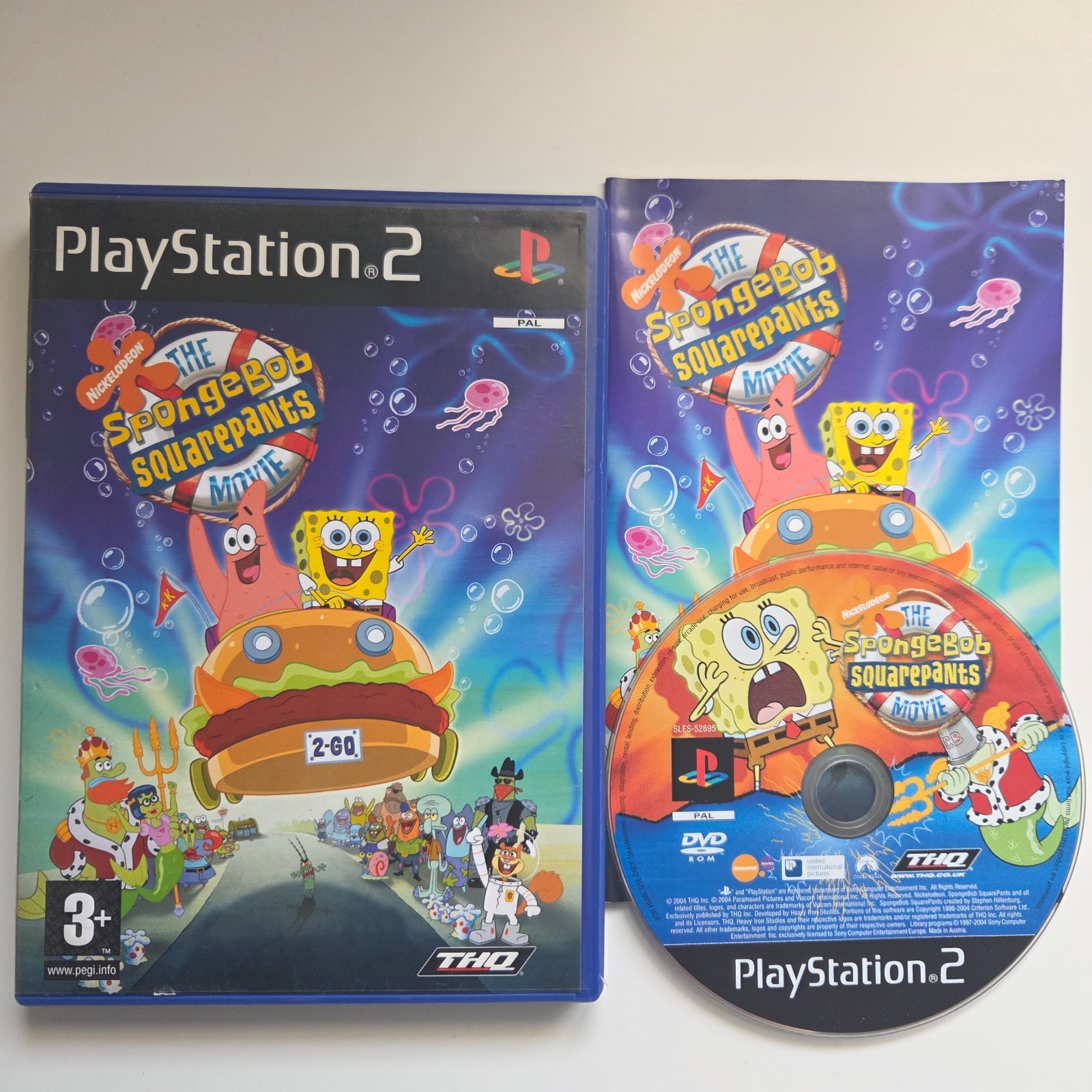 The SpongeBob Squarepants Movie PS2 Complete Tested🎮 Multibuy Deal