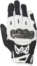 SMX-2 Air Carbon V2 Gloves Black Full-Grain Leather 3D Mesh Carbon Knuckle