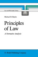 M. E. Bayles | Principles Of Law | Buch | Englisch (1987) | A Normative Analysis