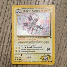 Pokémon TCG Lt. Surge's Magneton Gym Heroes 8/132 Holo Unlimited Rare MP/HP on eBay