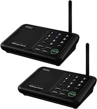 Wuloo Intercoms Wireless for Home 1 Mile 5280 Feet Range 10 Channel Wireless