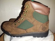 Timberland Field Boot Junior 6.5 Med Brown Nubuck TB044992 214