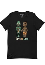 NEW Creepy Co. LOVE IS LOVE Universal Classic Monsters Pride Tee T-Shirt Small