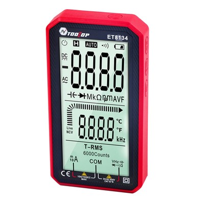TOOLTOP ET8134 Portable 4.7 Inch LCD Screen Multimeter Direct Current Voltage